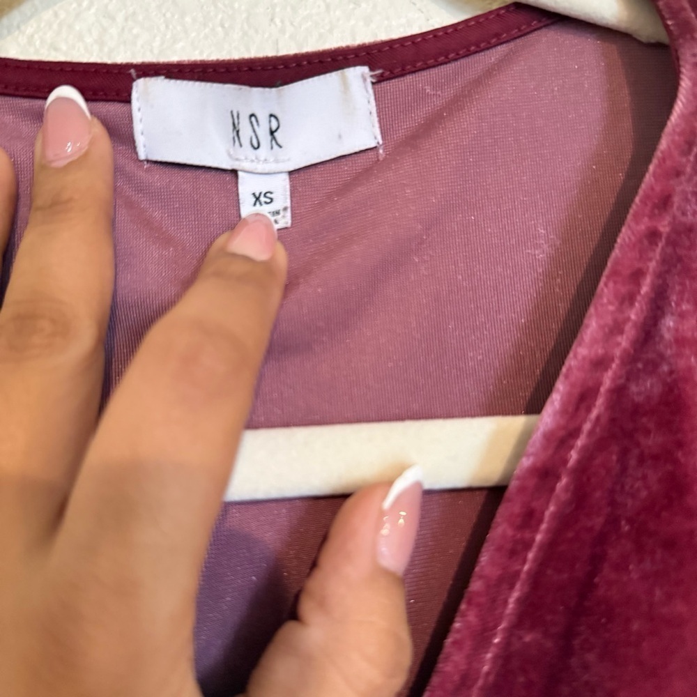 NSR velvet bodysuit - Picture 2 of 6